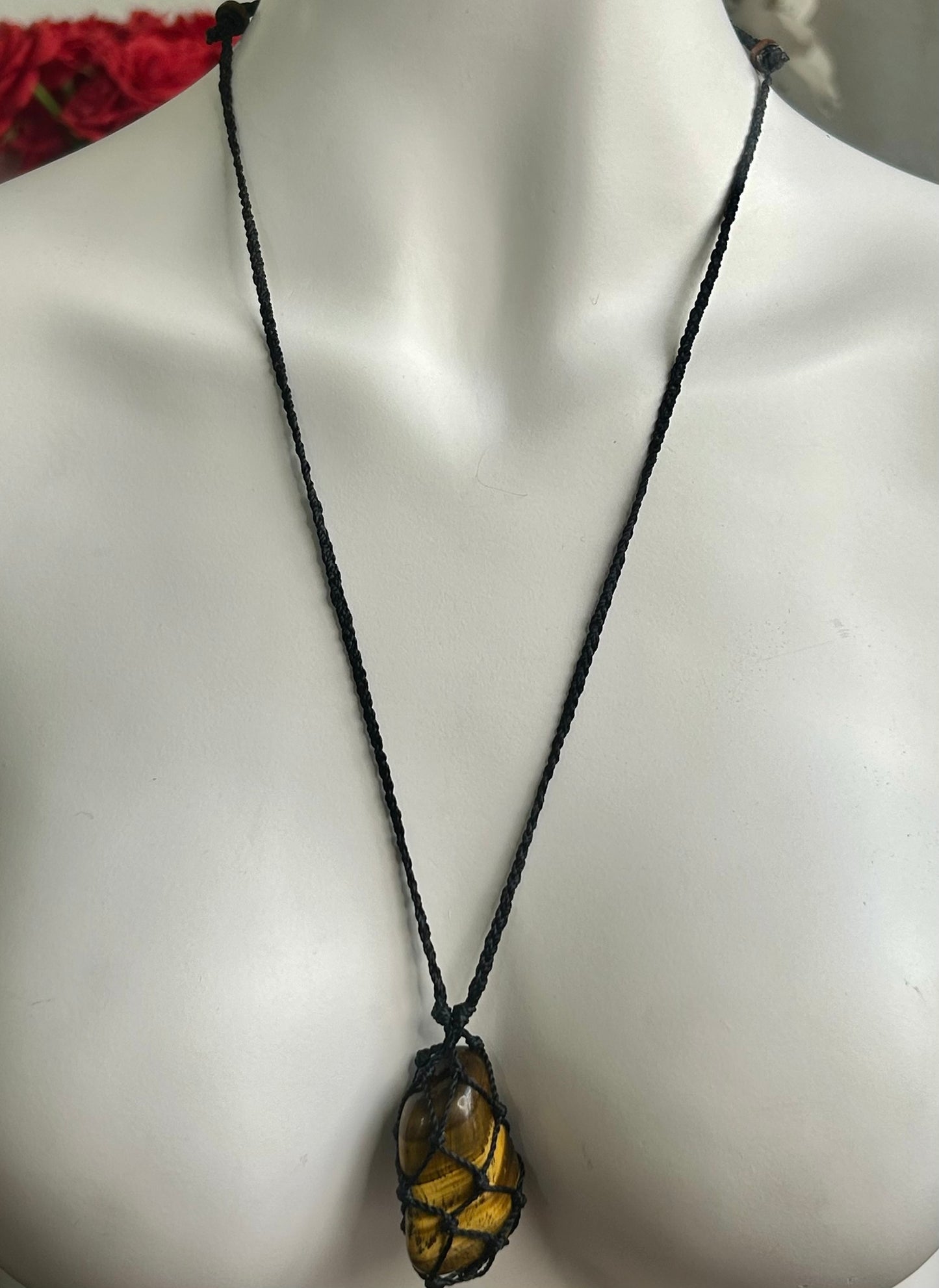 Adjustable Crystal Holder Necklaces